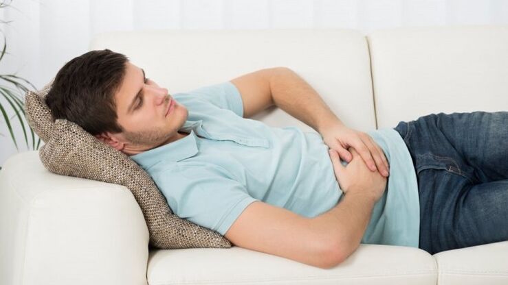 dor abdominal debido a parasitos